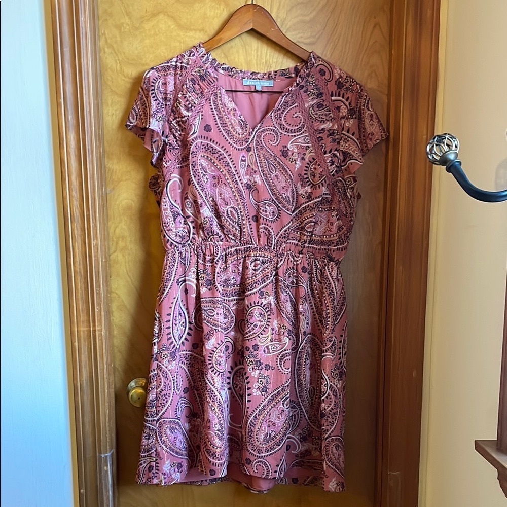 Daniel Rainn Pink Ruffled Sundress